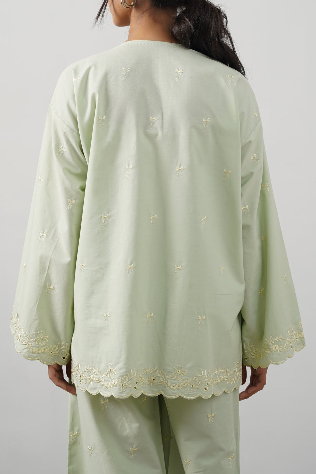 GREEN LEMON EMBROIDERED SHIRT