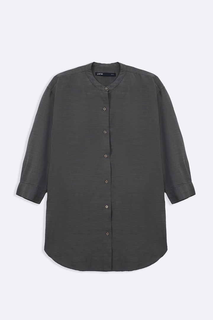 MOUSE GREY ESSENTIAL COTTON SHIRT
