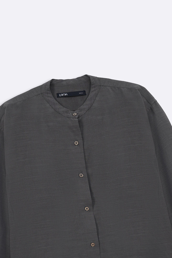 MOUSE GREY ESSENTIAL COTTON SHIRT