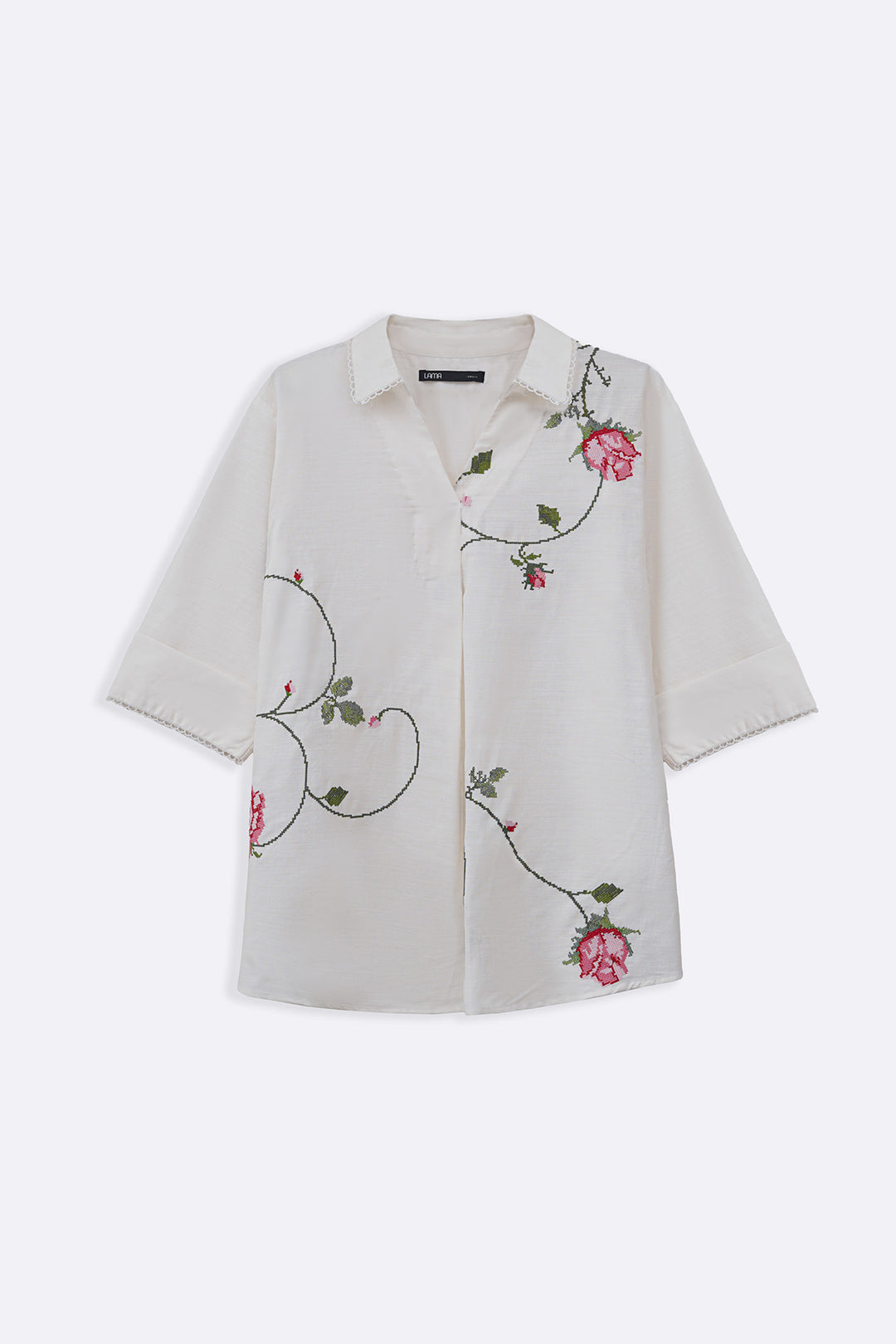 WHITE ROSATINI TUNIC