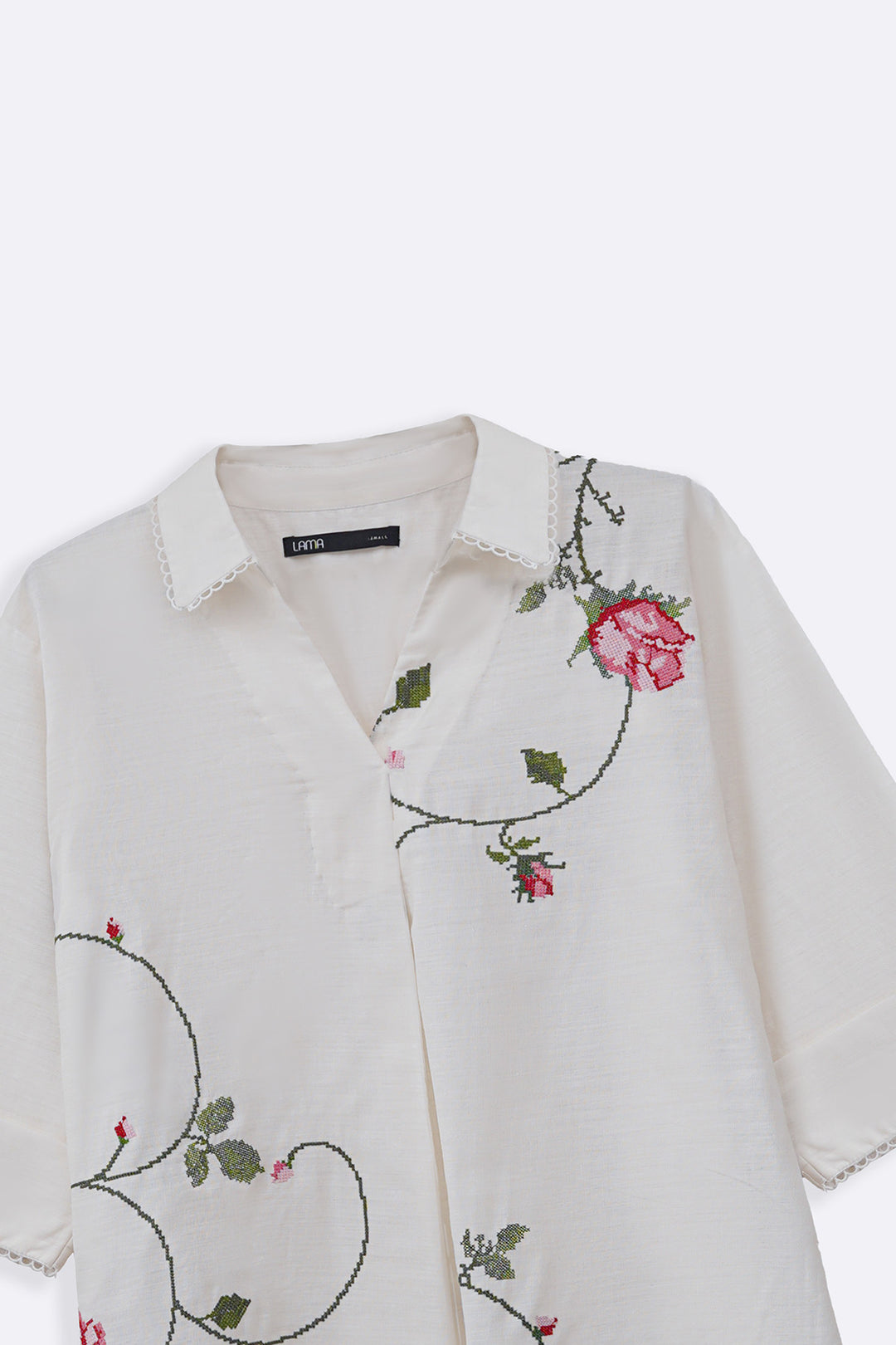 WHITE ROSATINI TUNIC