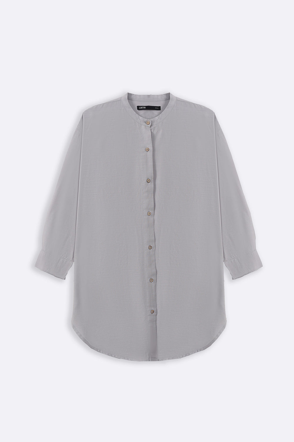 GREY ESSENTIAL COTTON SHIRT
