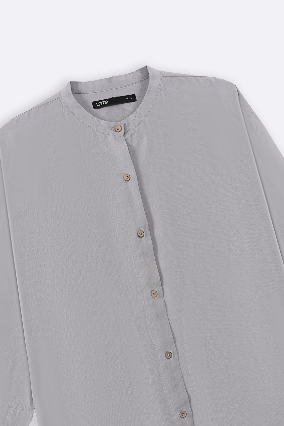GREY ESSENTIAL COTTON SHIRT