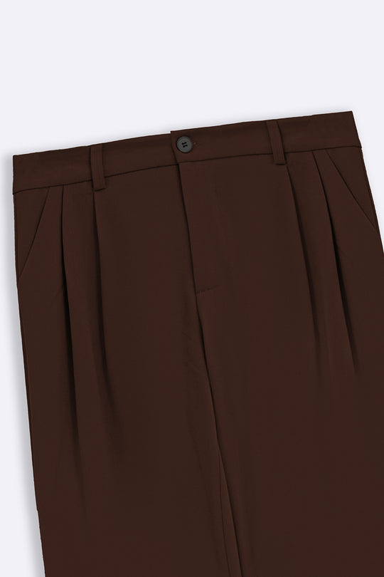 CHOCOLATE CLASSIC TAILORED PANTS