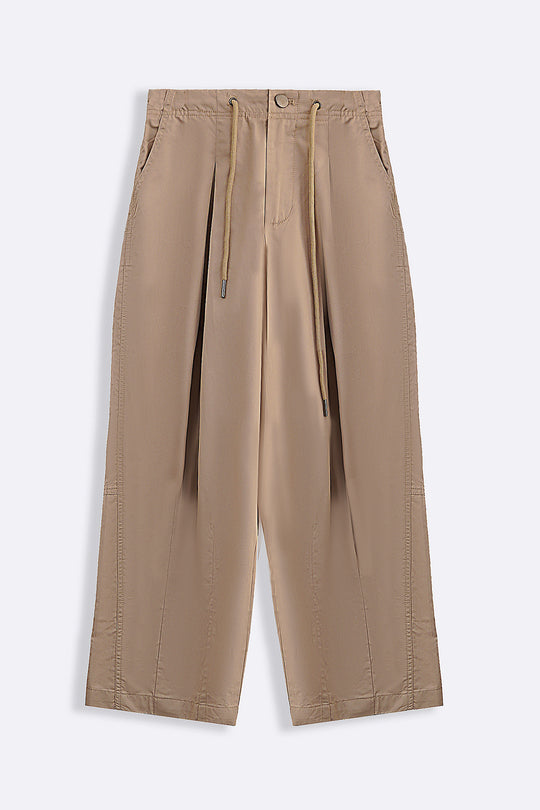 SAND COTTON SLOUCH PANTS