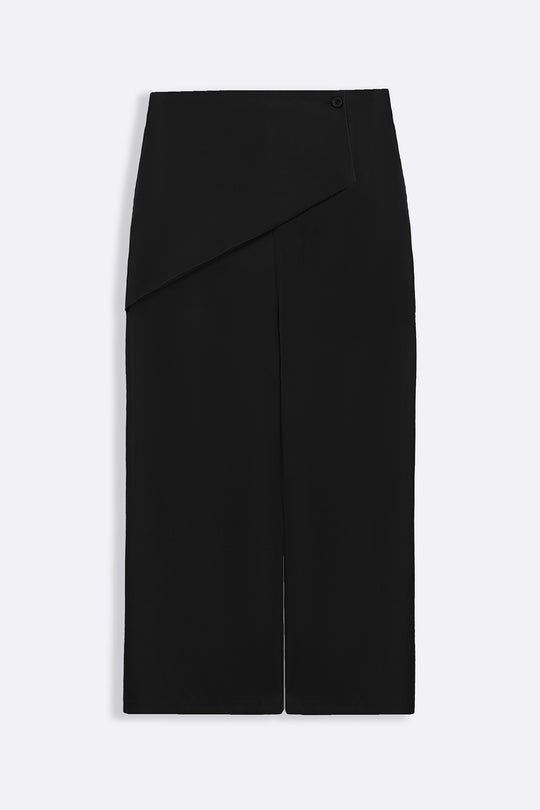 BLACK SKIRT OVERLAY PANTS