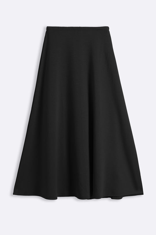 BLACK CASUAL EVERYDAY SKIRT