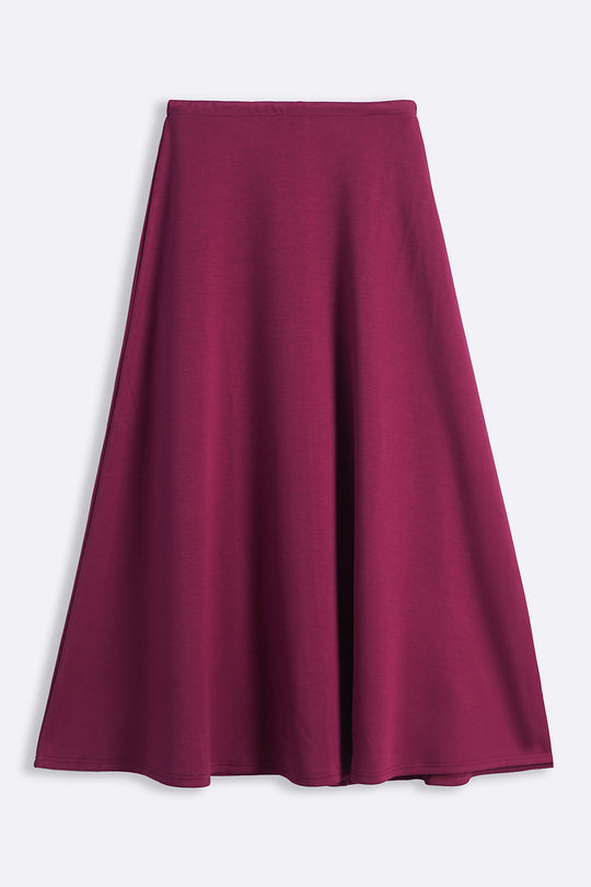 MAROON CASUAL EVERYDAY SKIRT