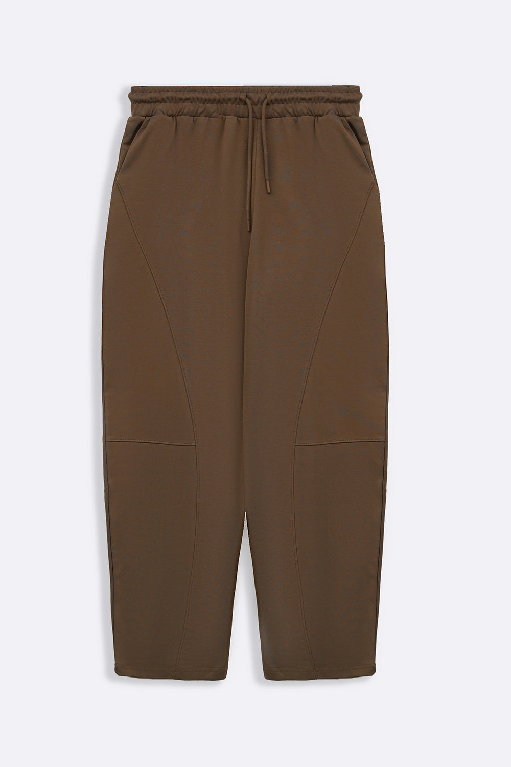 TAUPE STUDIO BARREL PANTS