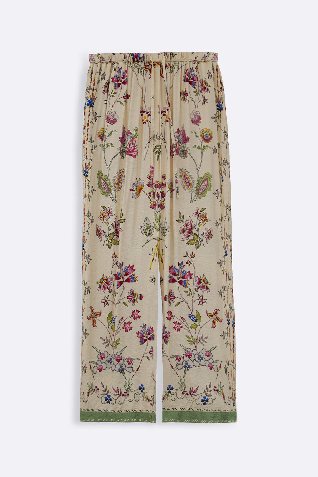 BEIGE VINTAGE FLORAL PANTS