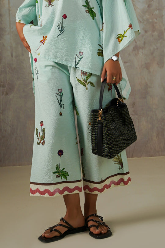 AQUA FLOWERS IN WATER CULOTTES