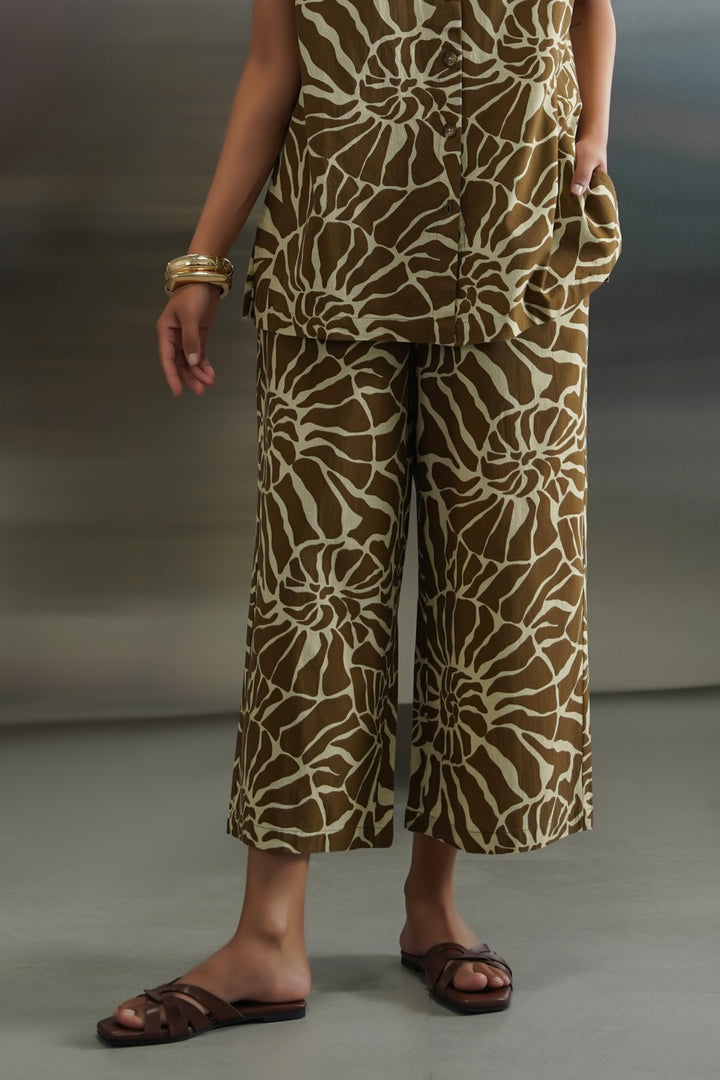 BROWN SANTORINI ARCHIVE CULOTTES