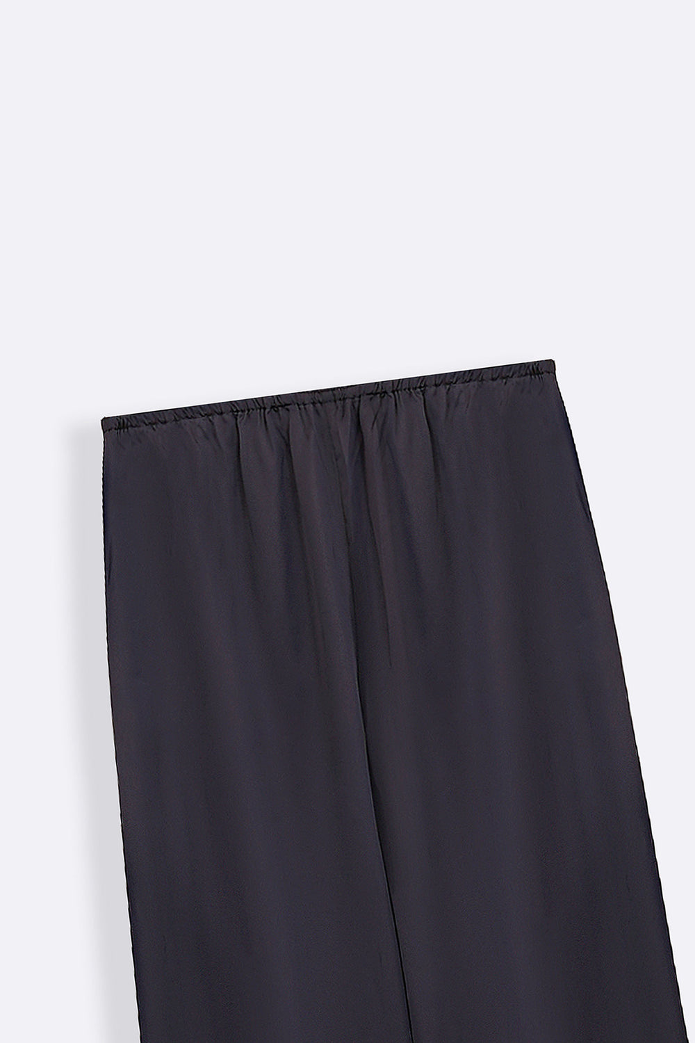 MIDNIGHT BLUE SATIN WIDE PANTS