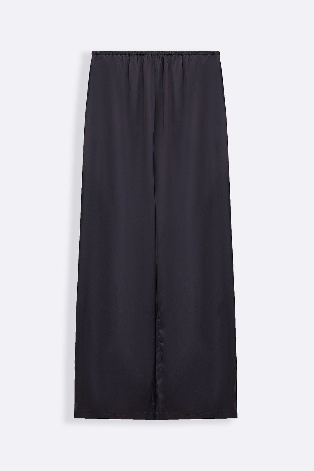 MIDNIGHT BLUE SATIN WIDE PANTS