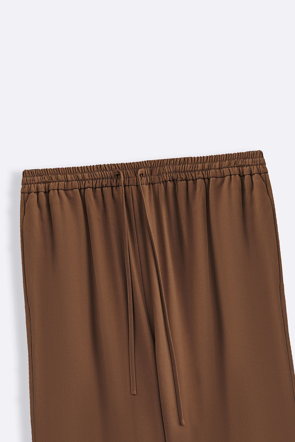 TAUPE TENCEL-LINEN EASE PANTS