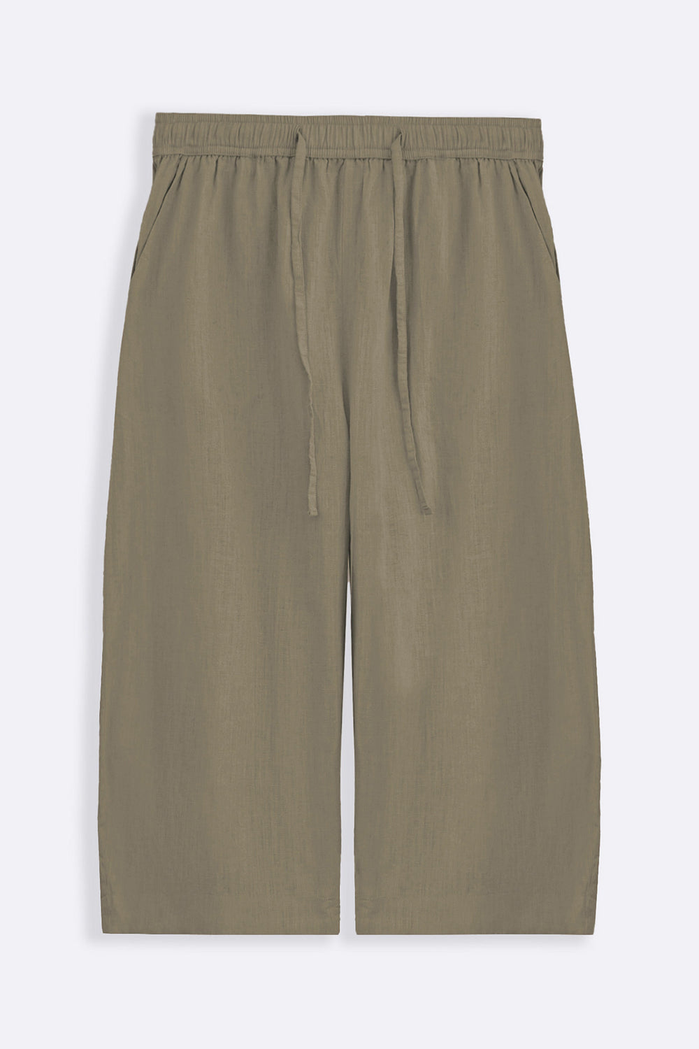 BEIGE ANKLE BALLOON PANTS
