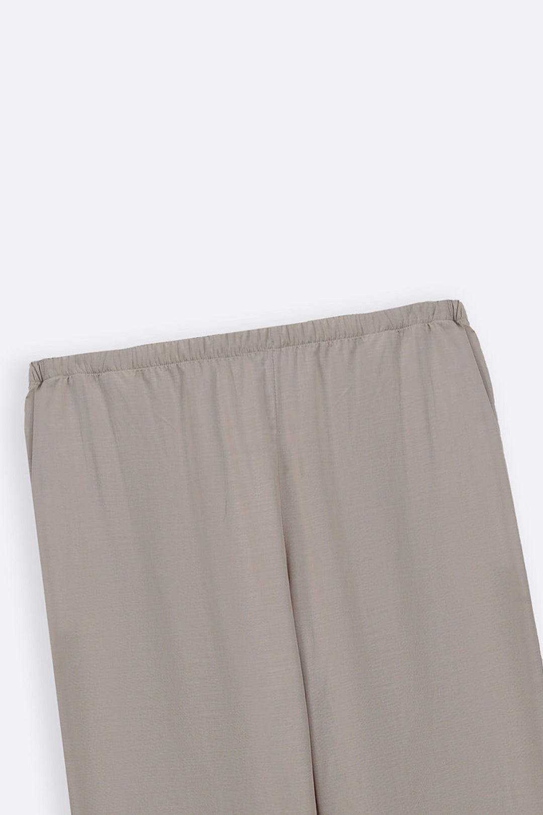 BEIGE EASY WIDE PANTS