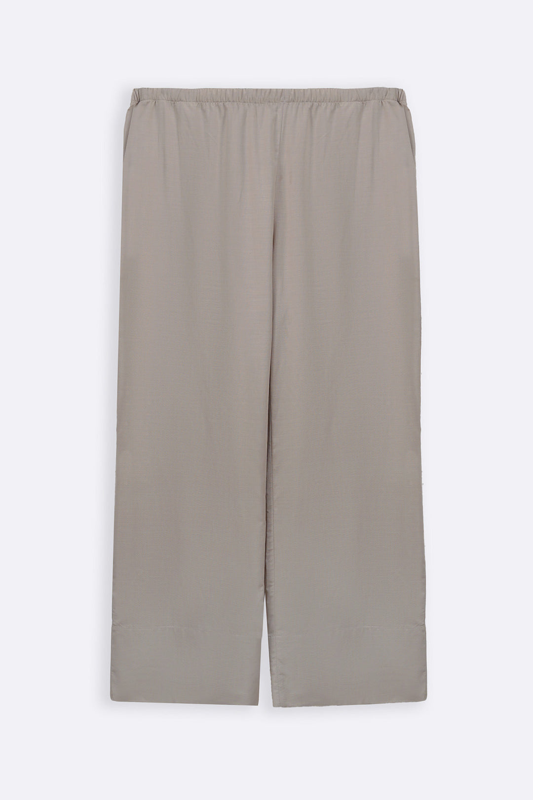 BEIGE EASY WIDE PANTS