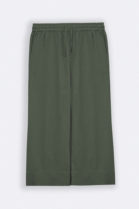 GREEN EVERYDAY CULOTTES