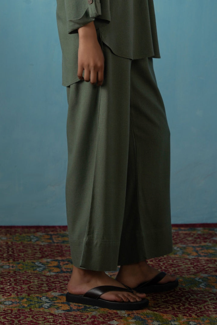 GREEN EVERYDAY CULOTTES
