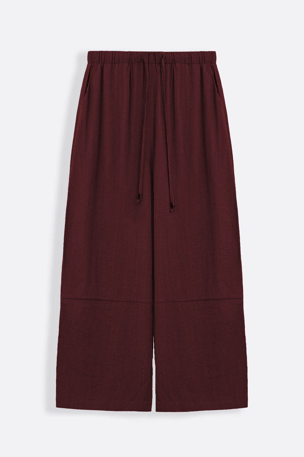 OX BLOOD CROPPED SAFARI PANTS