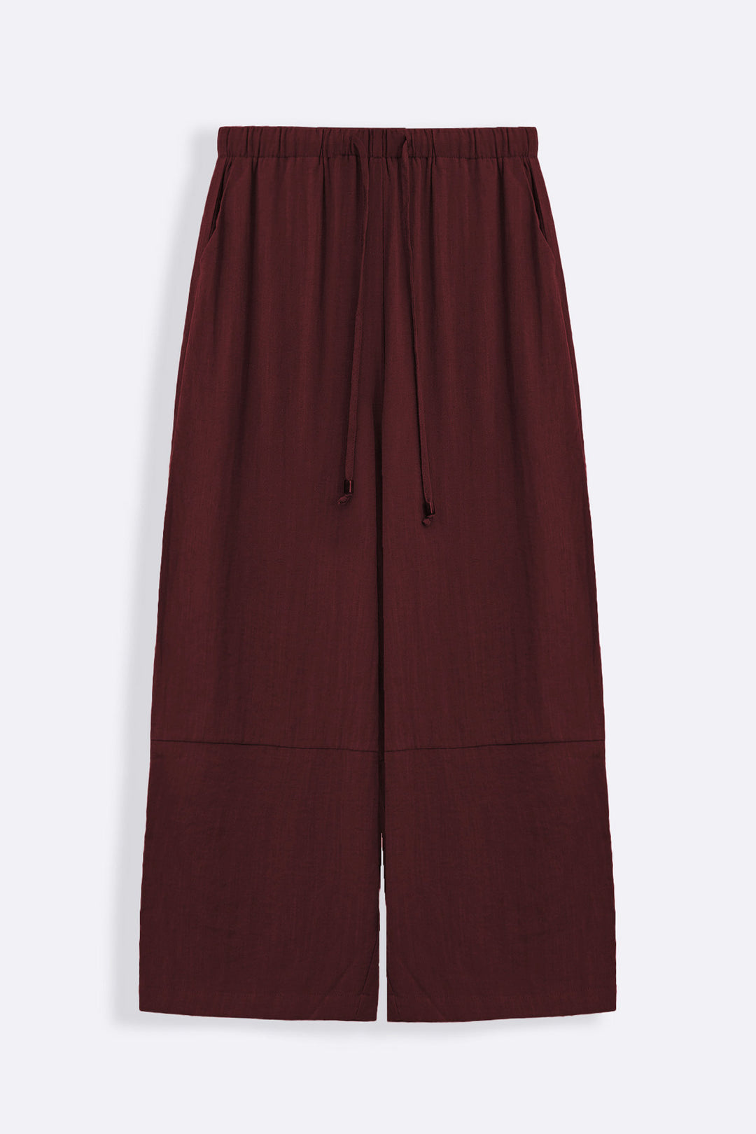 OX BLOOD CROPPED SAFARI PANTS