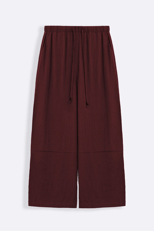 OX BLOOD CROPPED SAFARI PANTS