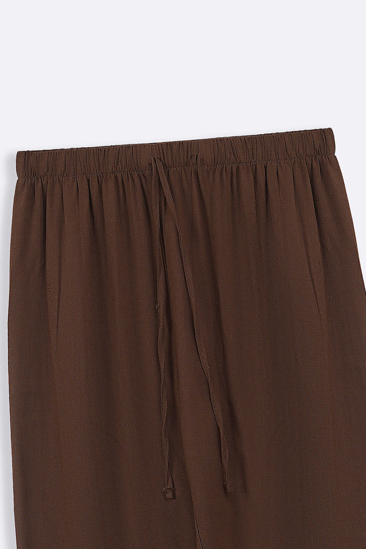 COFFEE EVERYDAY LINEN BLEND PANTS