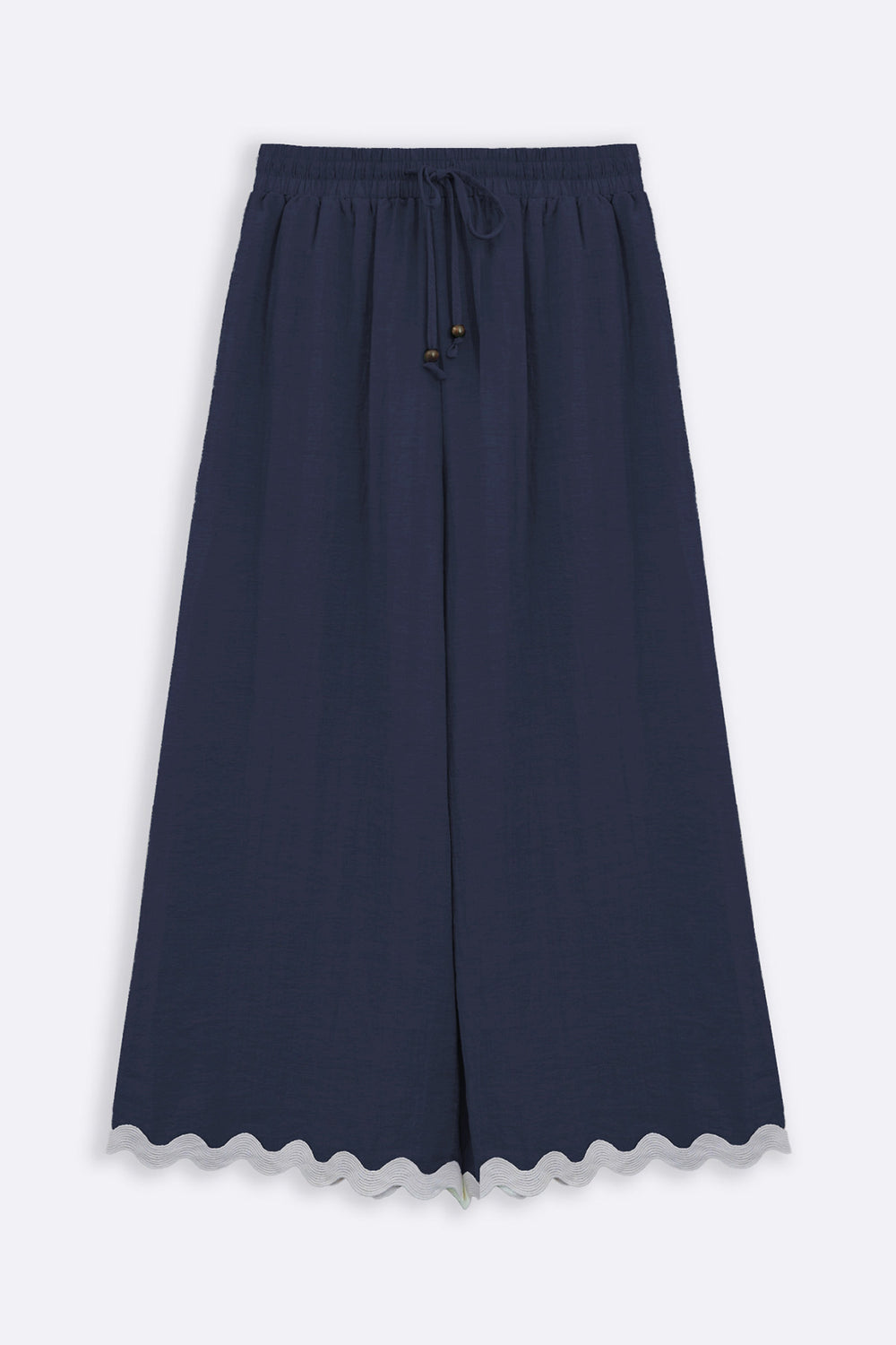 NAVY RIC RAC BREEZE CULOTTE