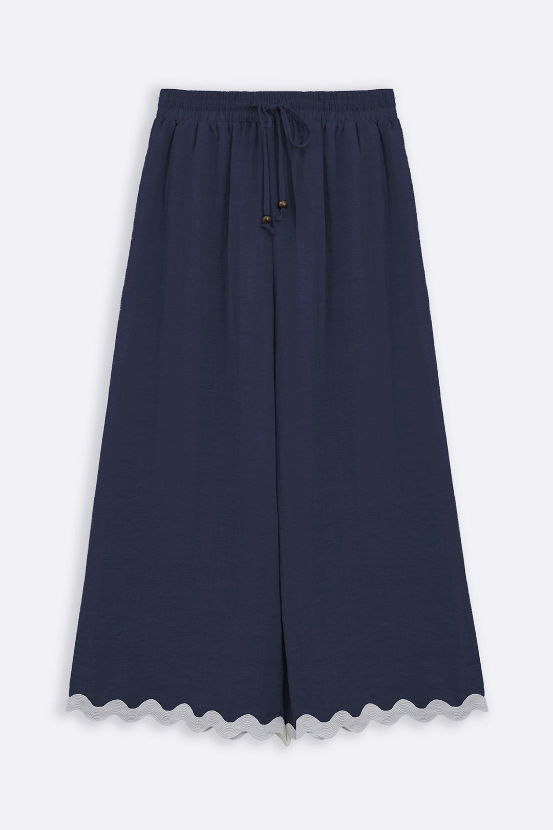 NAVY RIC RAC BREEZE CULOTTE
