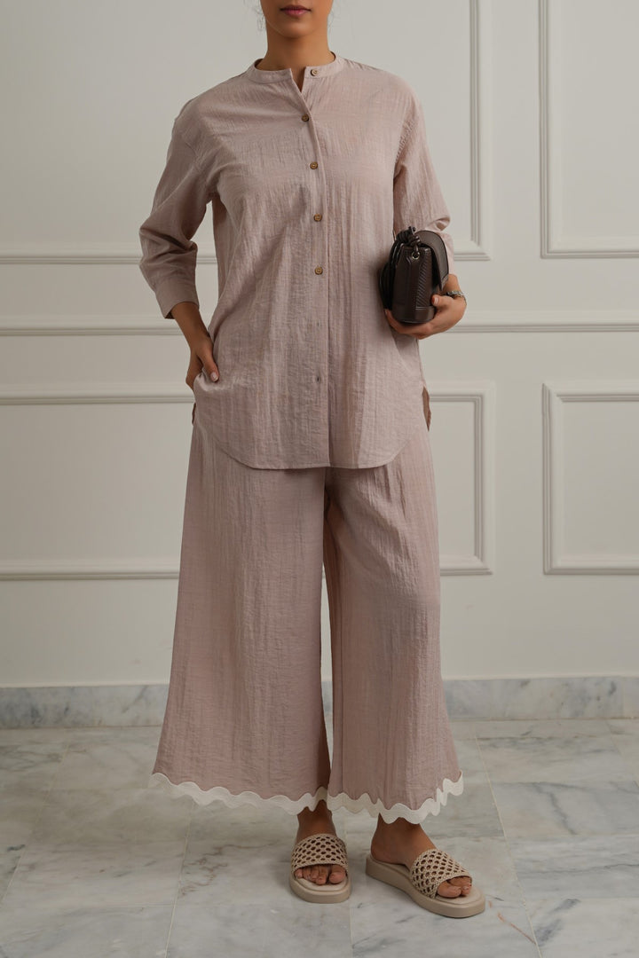 PINK RIC RAC BREEZE CULOTTE