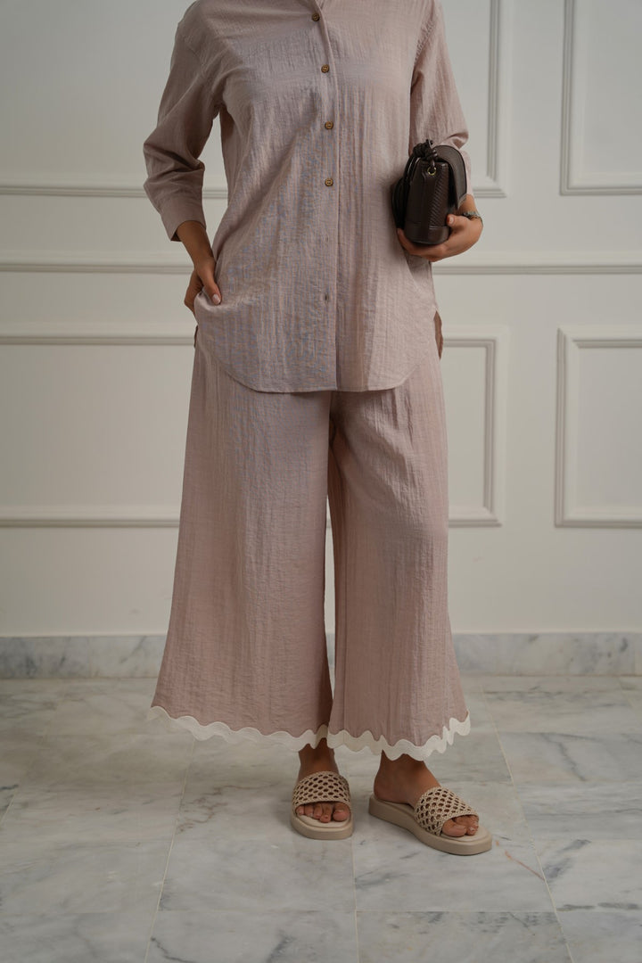 PINK RIC RAC BREEZE CULOTTE