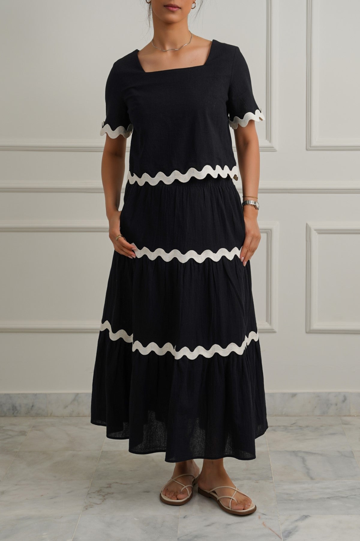 Extra Large Ric Rac Outfit RIC RAC MAXI SKIRT – Lama Retail