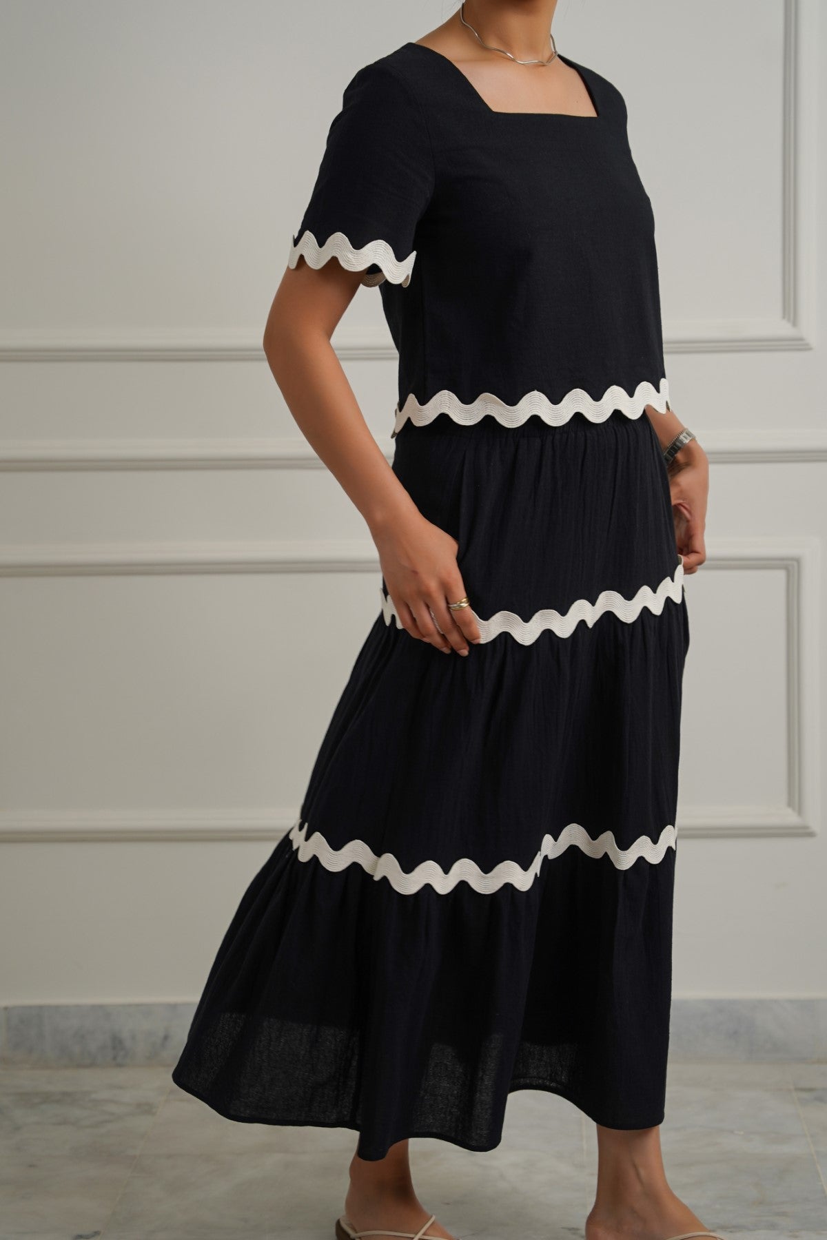 Suit With Ric Rac RIC RAC MAXI SKIRT – Lama Retail