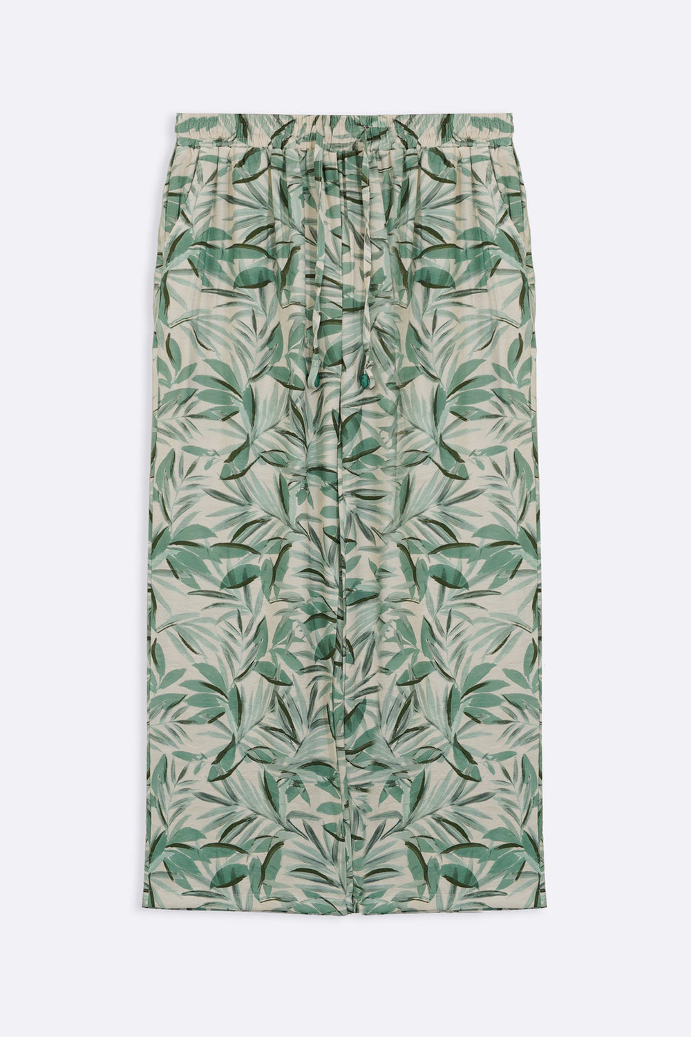 GREEN BAMBOO CANOPY PANTS