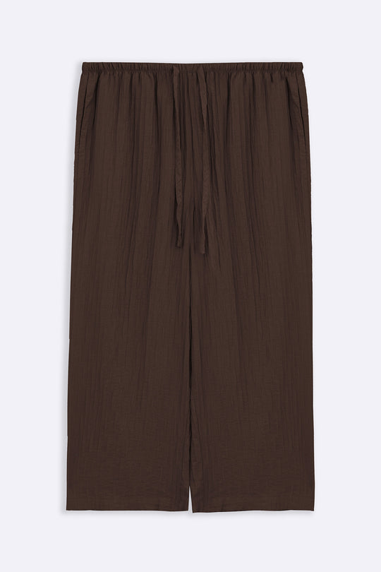 MOCHA SABLE EASY PANTS