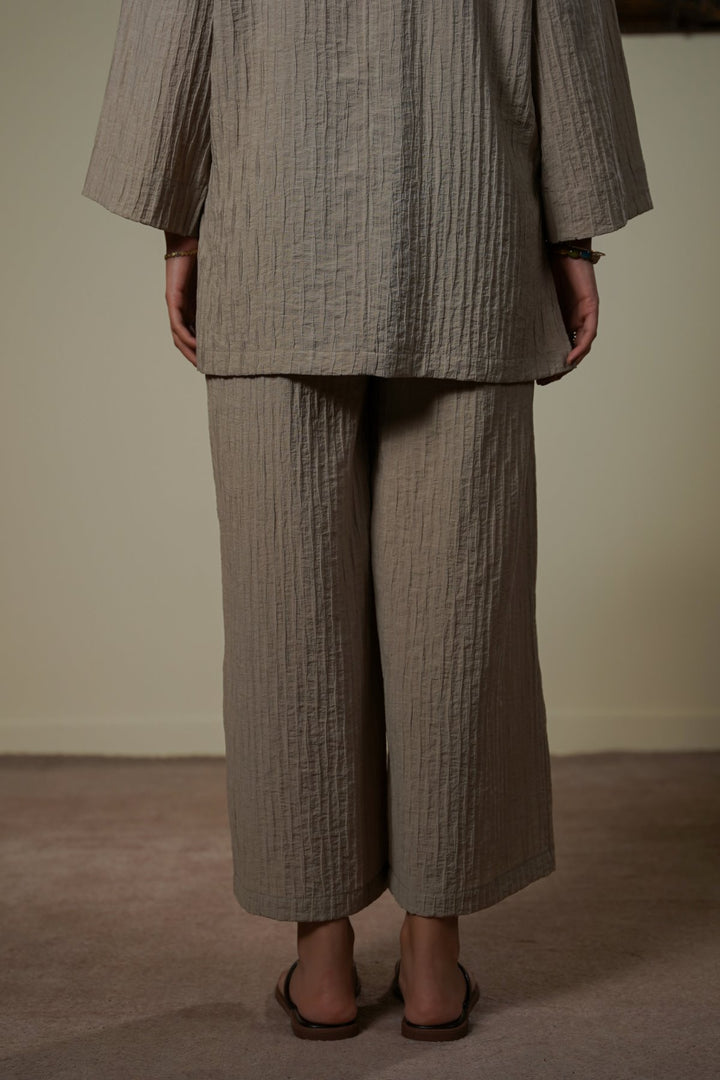 TAUPE SABLE EASY PANTS