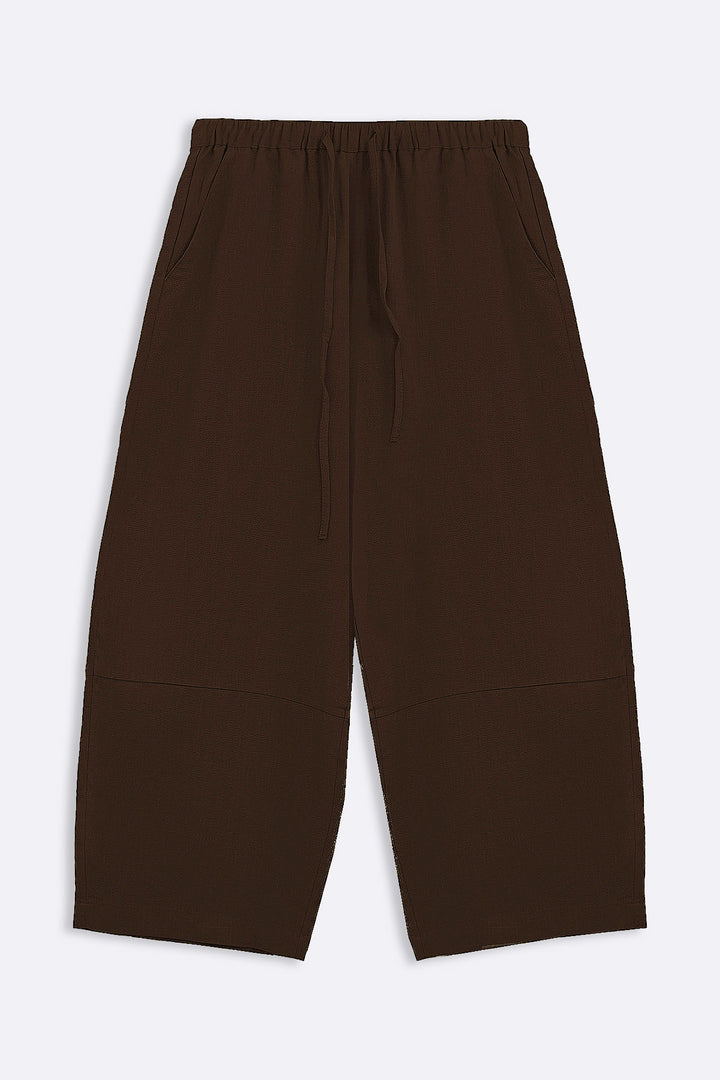 COFFEE PLANT FIBER COCOON PANTS