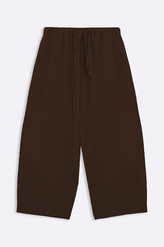 COFFEE PLANT FIBER COCOON PANTS