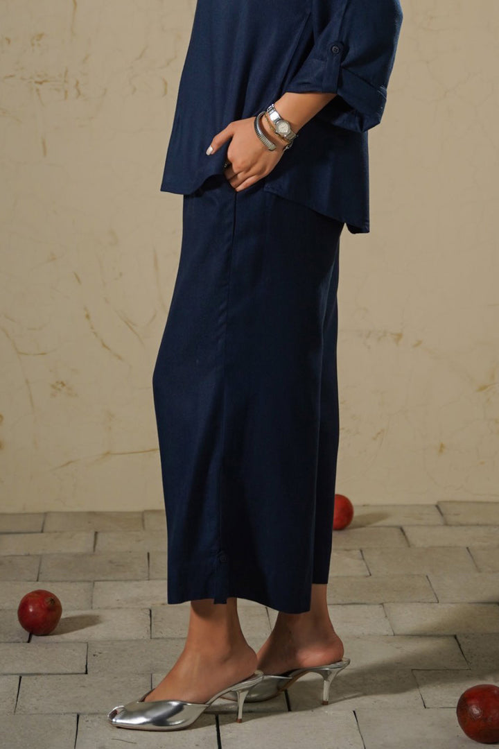 NAVY EASY BREEZE CULOTTES