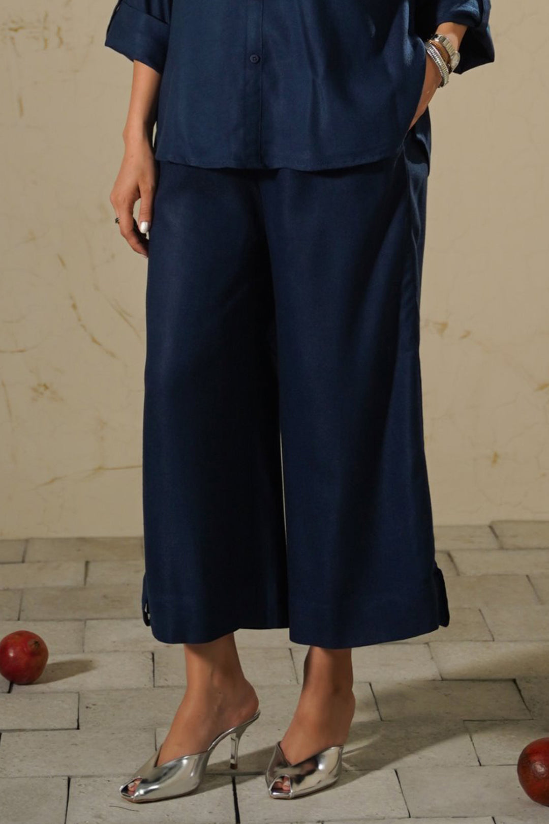 NAVY EASY BREEZE CULOTTES