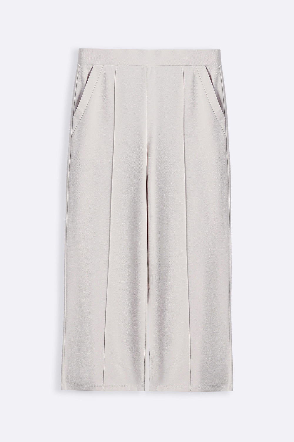 IVORY TAILORED WIDE PANTS