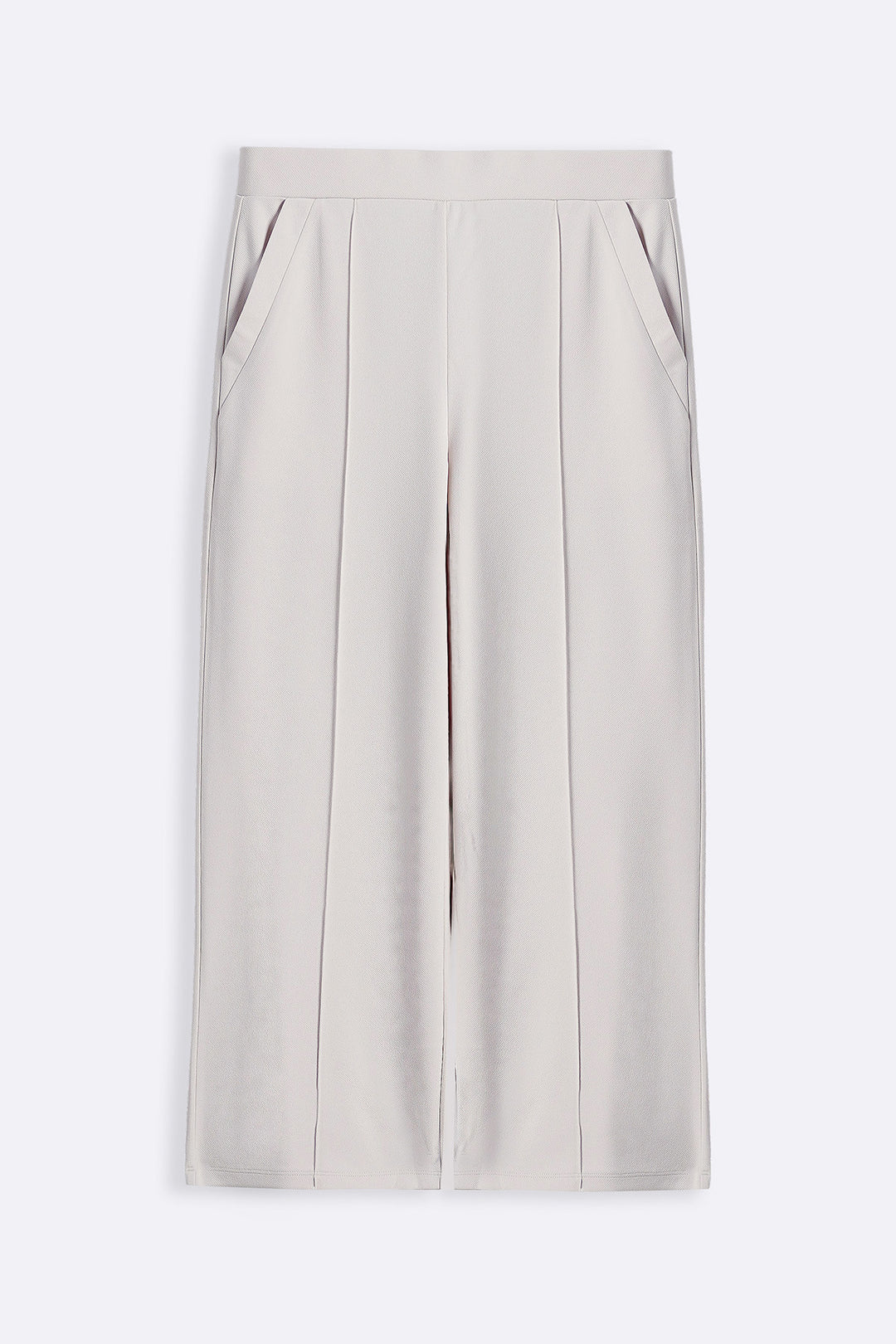 IVORY TAILORED WIDE PANTS