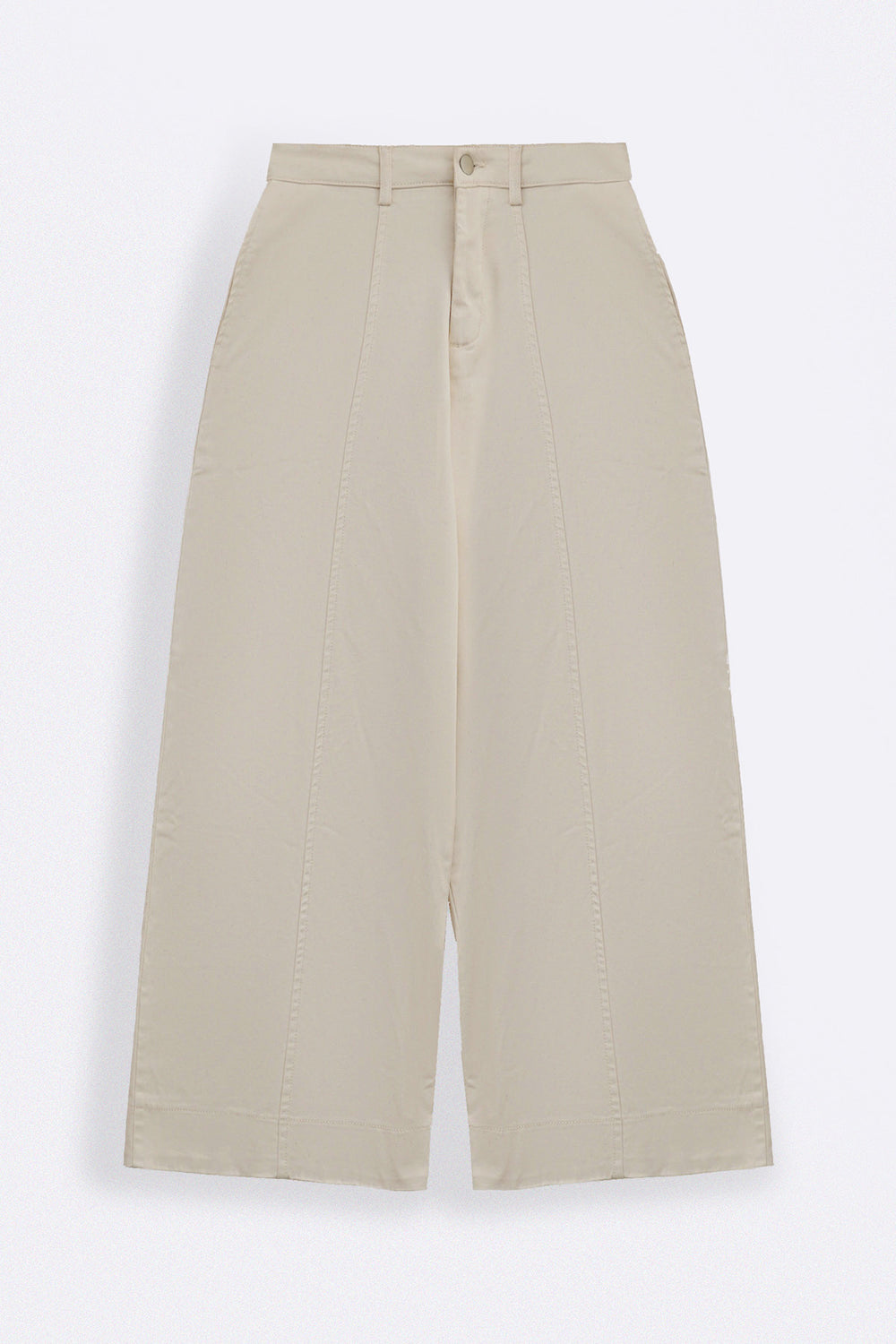 ECRU SLOUCHY EASE PANTS