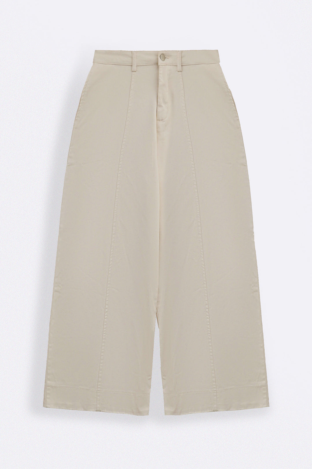 ECRU SLOUCHY EASE PANTS