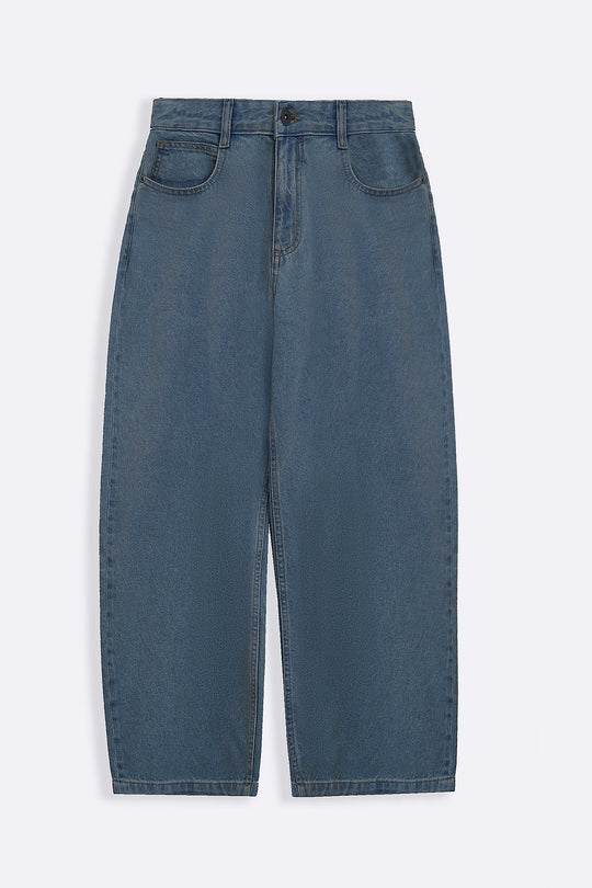 VINTAGE BLUE HIGH WAIST COCOON JEANS