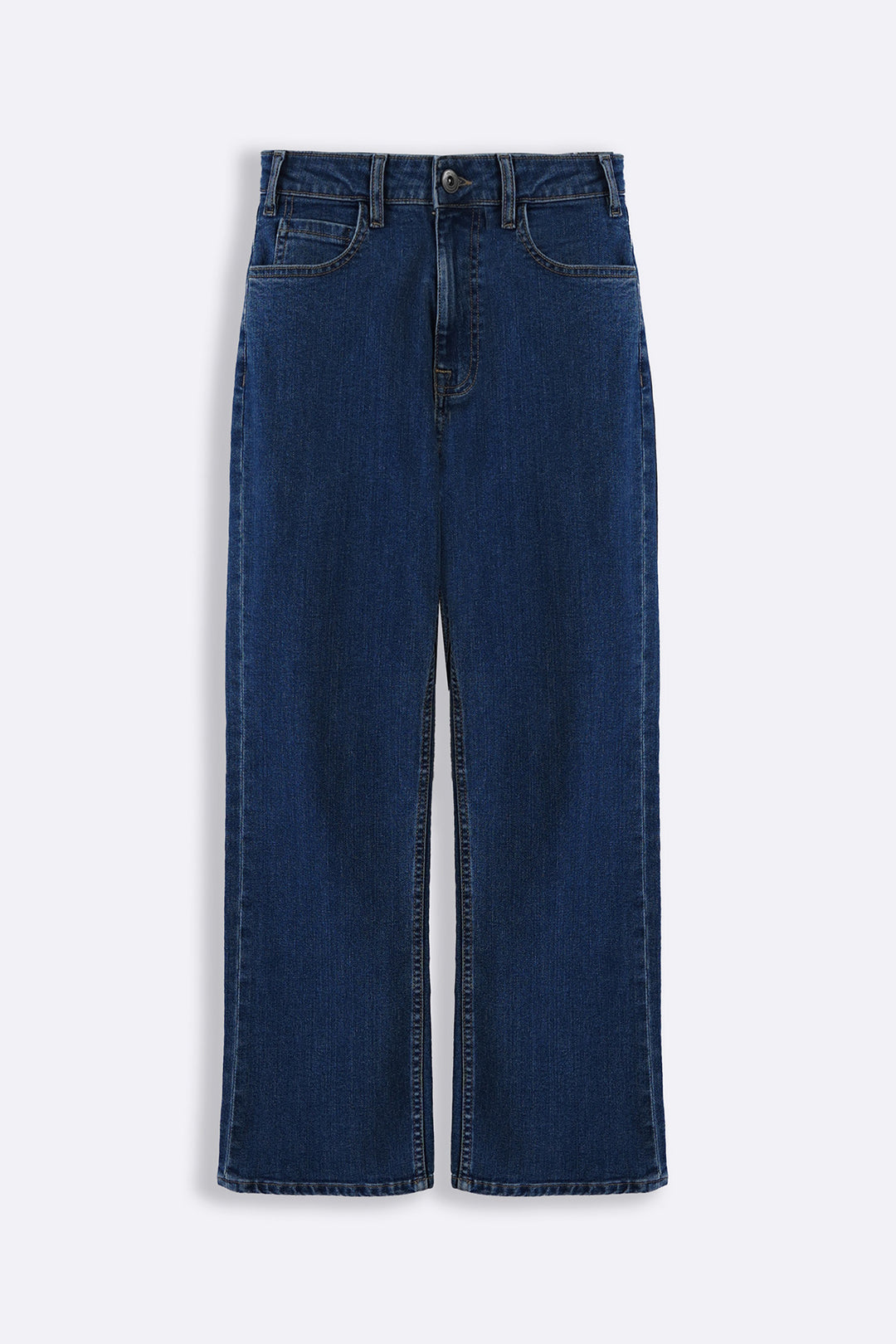 DARK BLUE CLASSIC STRAIGHT JEANS