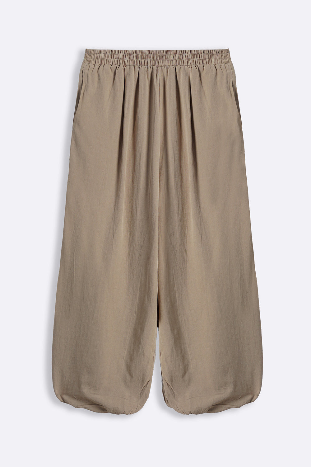 TAUPE SAFARI BALLOON PANTS