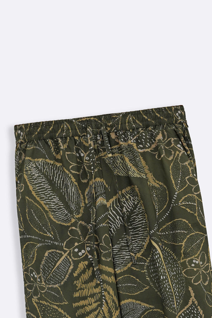 GREEN CURVED HEM AMAZONIA CULOTTES