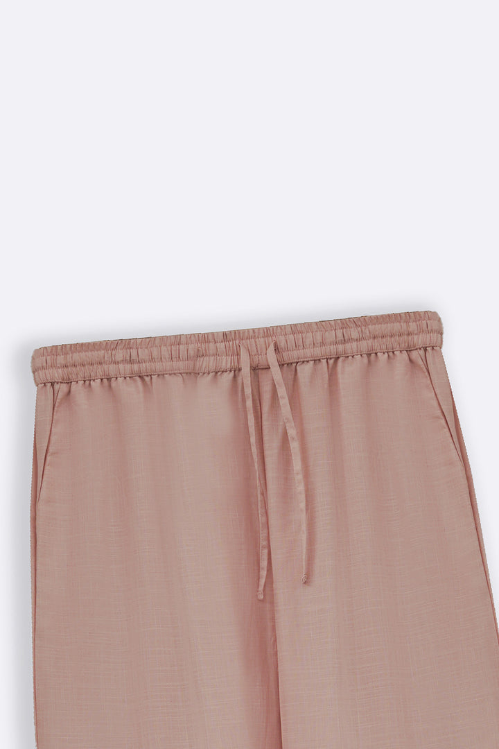 LIGHT PINK PINK BERRY BARREL PANTS